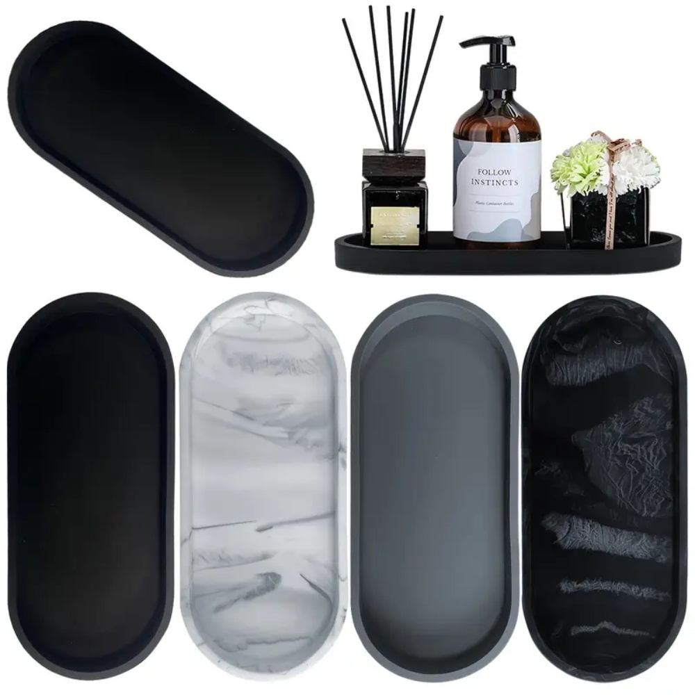 Home Essentials Bathroom Storage - 1 plateau en silicone pour salle