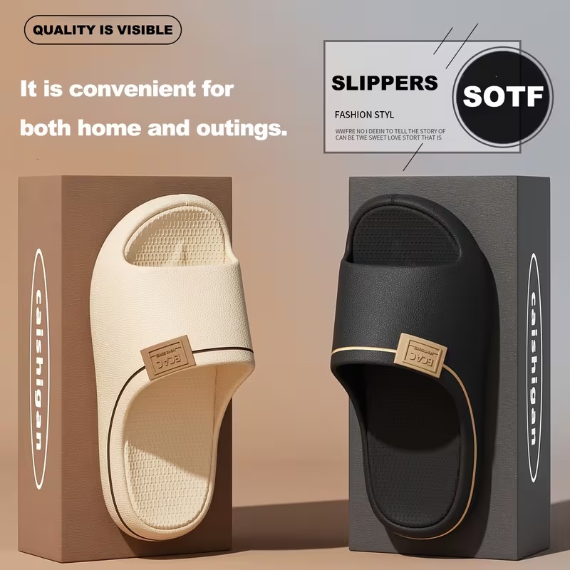 Home Bathroom Trends - Chaussons d'été en EVA, antidérapants, pour