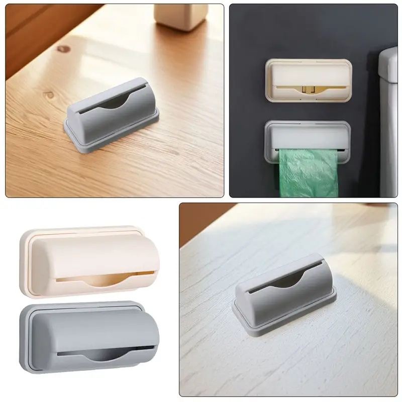 Home Bathroom Organizer - 1/2/3/4 pièces Distributeur de sacs poubelle
