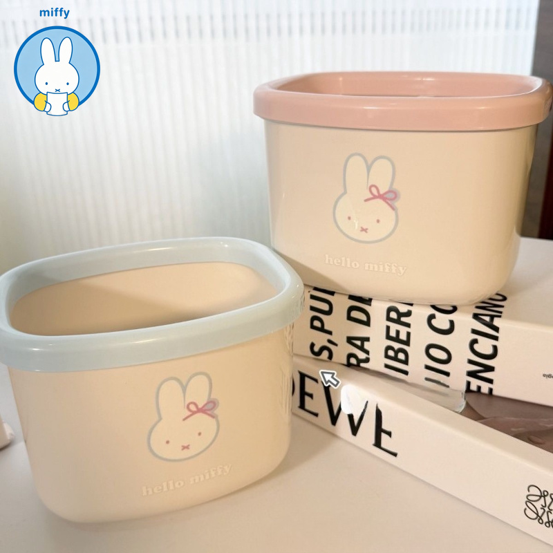 Home Edit Bathroom Storage - Poubelle de bureau Miffy, modèle Kawaii,