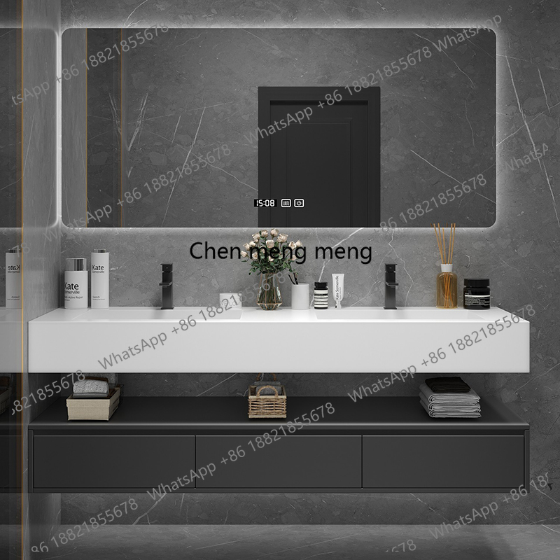 Home Bathroom Vanity Combo - Meuble de salle de bain noir