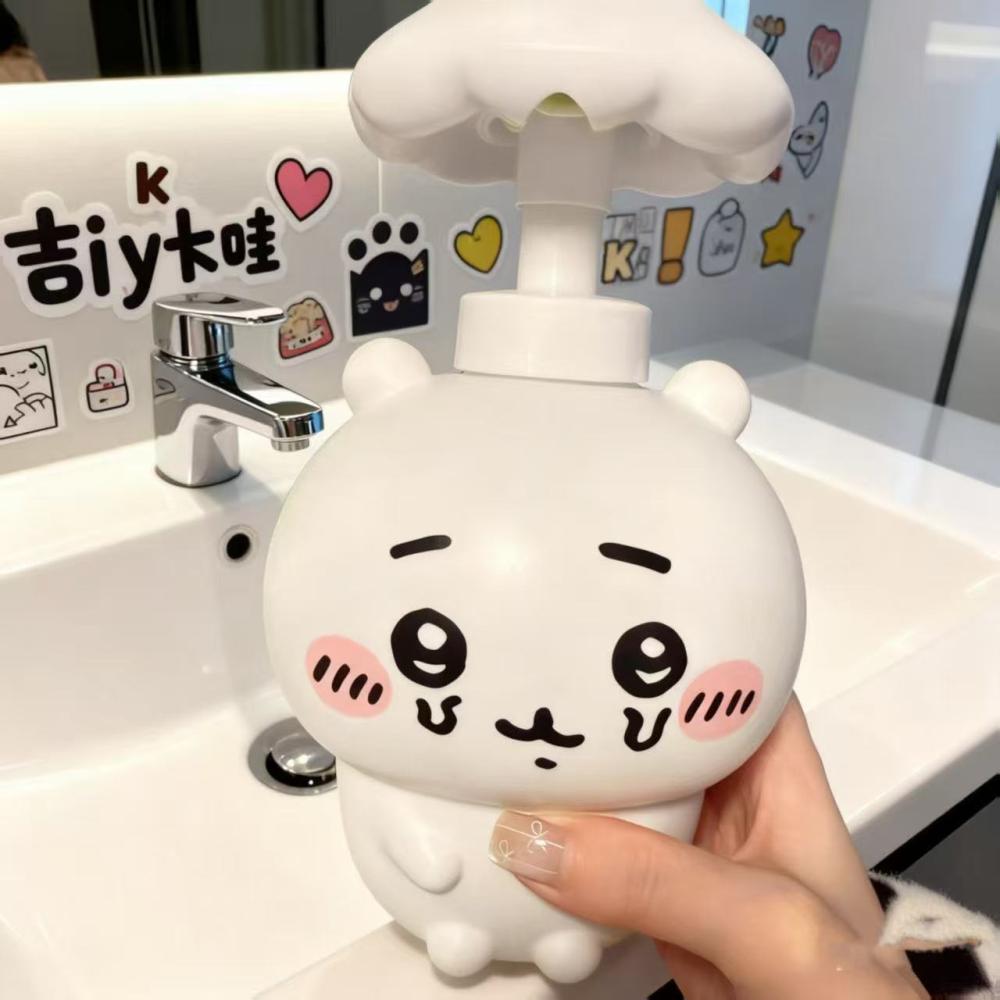 Home Edit Bathroom Storage - Jolies bouteilles distributrices Hachiware Chiikawa, bouteille