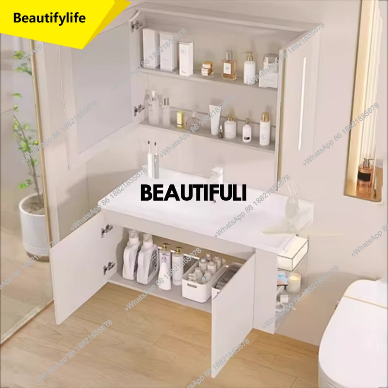 Home Bathroom Vanity Combo - A17 miroir De toilette Armoire De