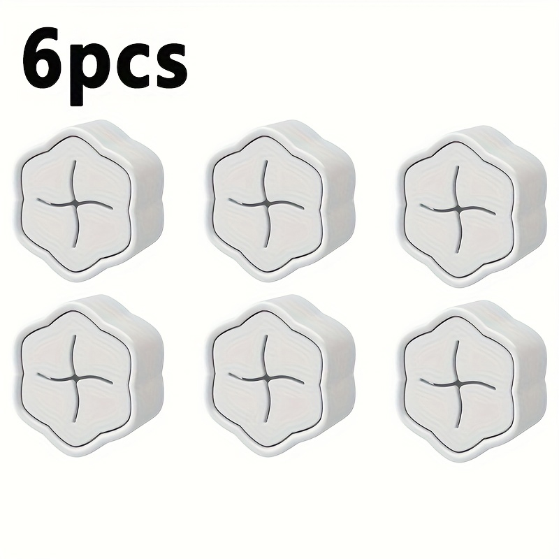 Home Bathroom Organizer - Lot de 6 supports muraux autocollants