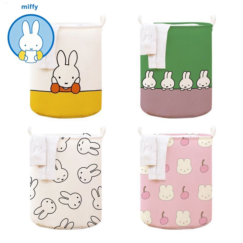 Home Edit Bathroom Storage - Panier à linge pliable Kawaii Miffy,