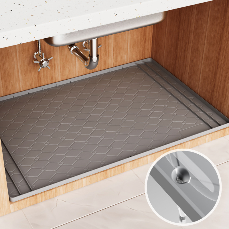 Tapis en silicone sous l'évier - Home Essentials Bathroom Storage avis et prix