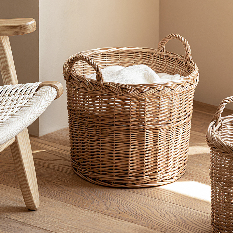 Panier à linge tissé avec poig - Home Essentials Bathroom Storage avis et prix