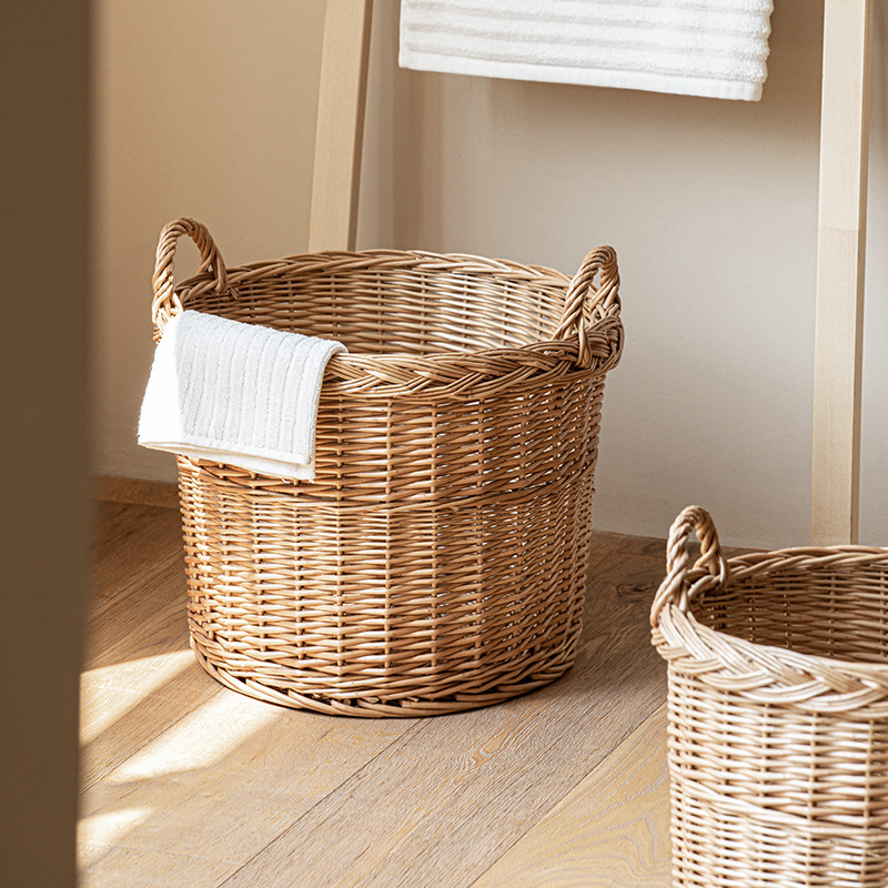 Panier à linge tissé avec poig - Home Essentials Bathroom Storage avis et prix