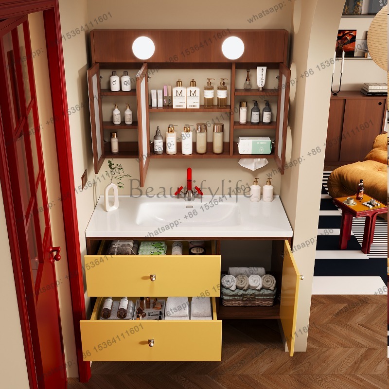 Meuble de salle de bain mural  - Home Bathroom Vanity Combo avis et prix