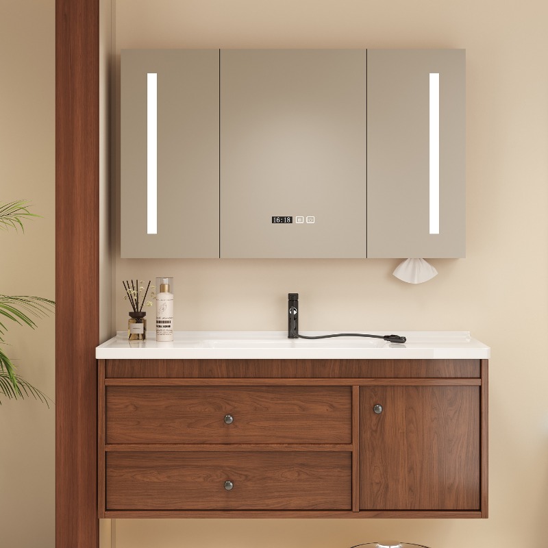 Meuble de salle de bain blanc, - Home Bathroom Vanity Combo avis et prix