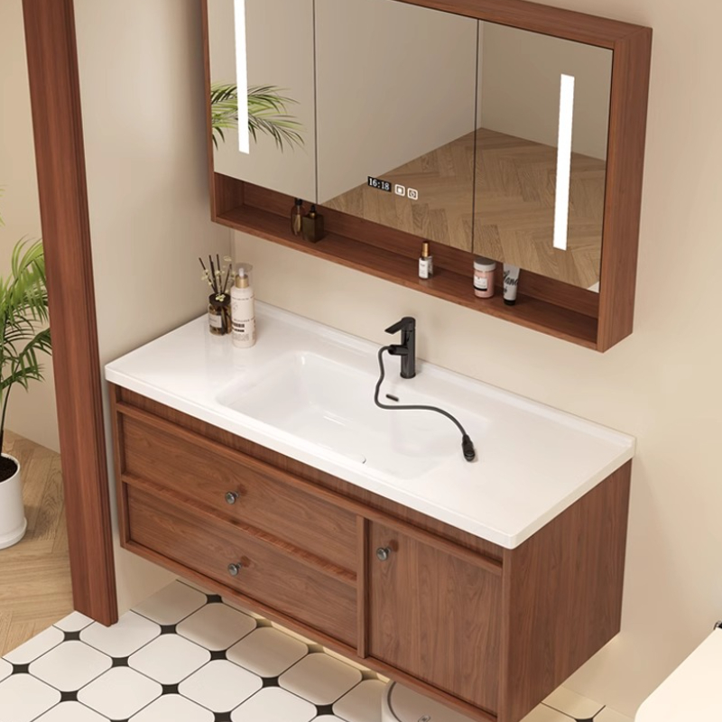 Meuble de salle de bain blanc, - Home Bathroom Vanity Combo avis et prix