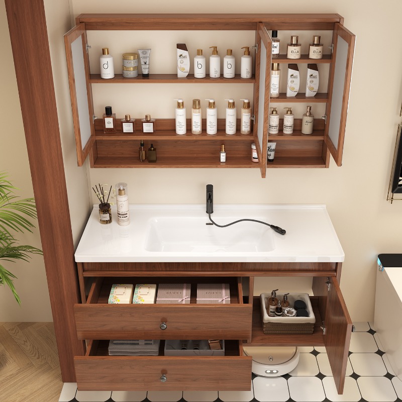 Meuble de salle de bain blanc, - Home Bathroom Vanity Combo avis et prix