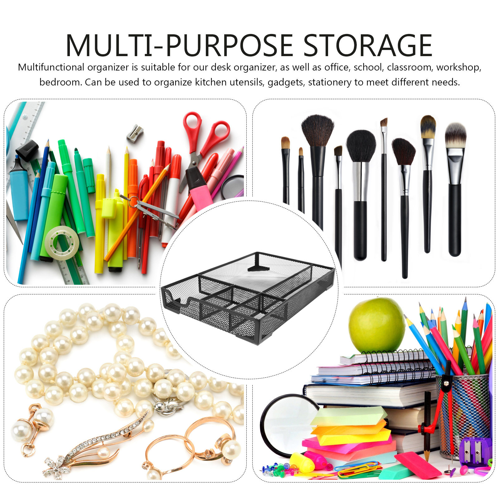 Organisateur de bureau en mail - Home Bathroom Organizer avis et prix