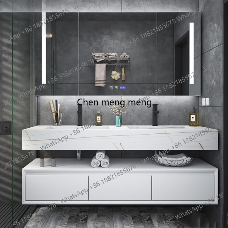 Meuble de salle de bain noir a - Home Bathroom Vanity Combo avis et prix
