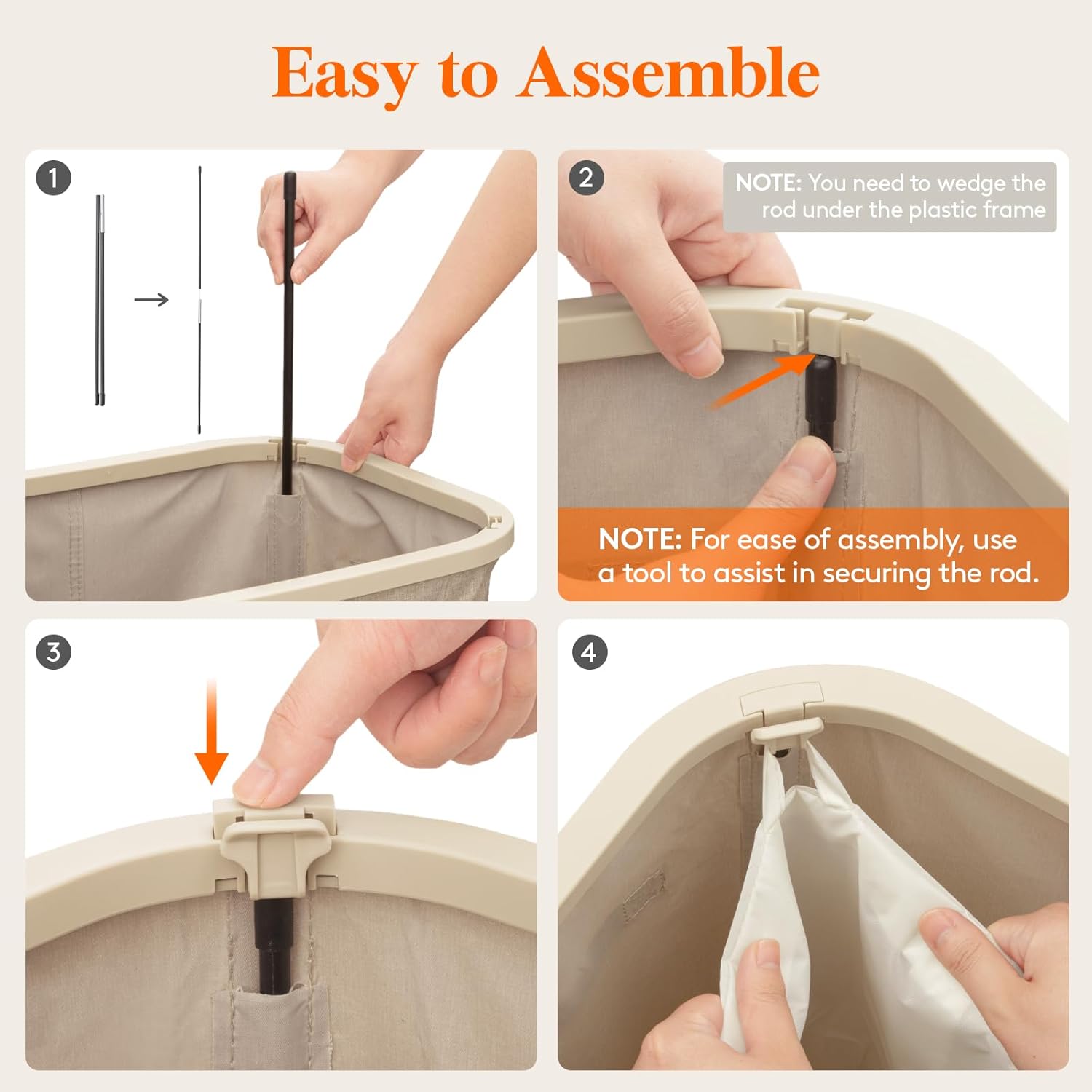 Panier à linge en plastique ex - Home Essentials Bathroom Storage avis et prix