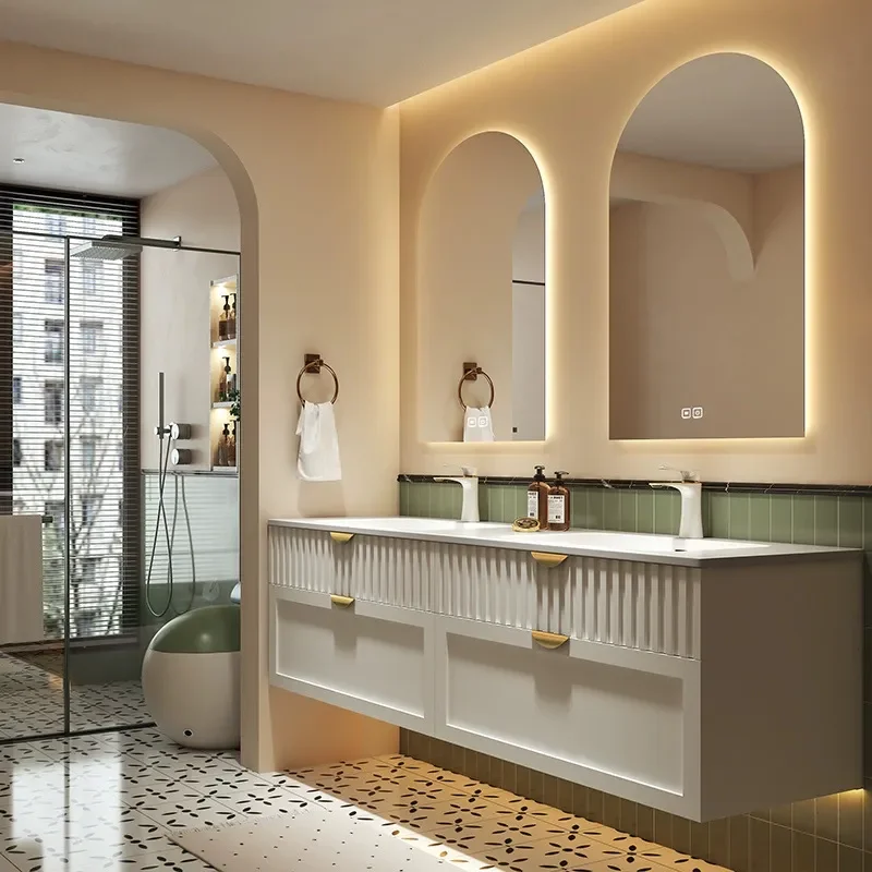 Meuble de salle de bain style  - Home Bathroom Vanity Combo avis et prix