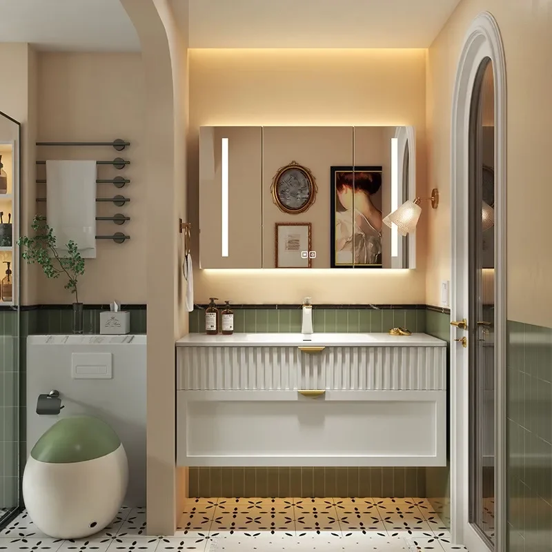 Meuble de salle de bain style  - Home Bathroom Vanity Combo avis et prix