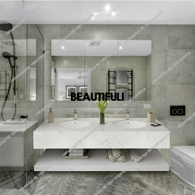 Armoire de salle de bains mode - Home Bathroom Vanity Combo avis et prix