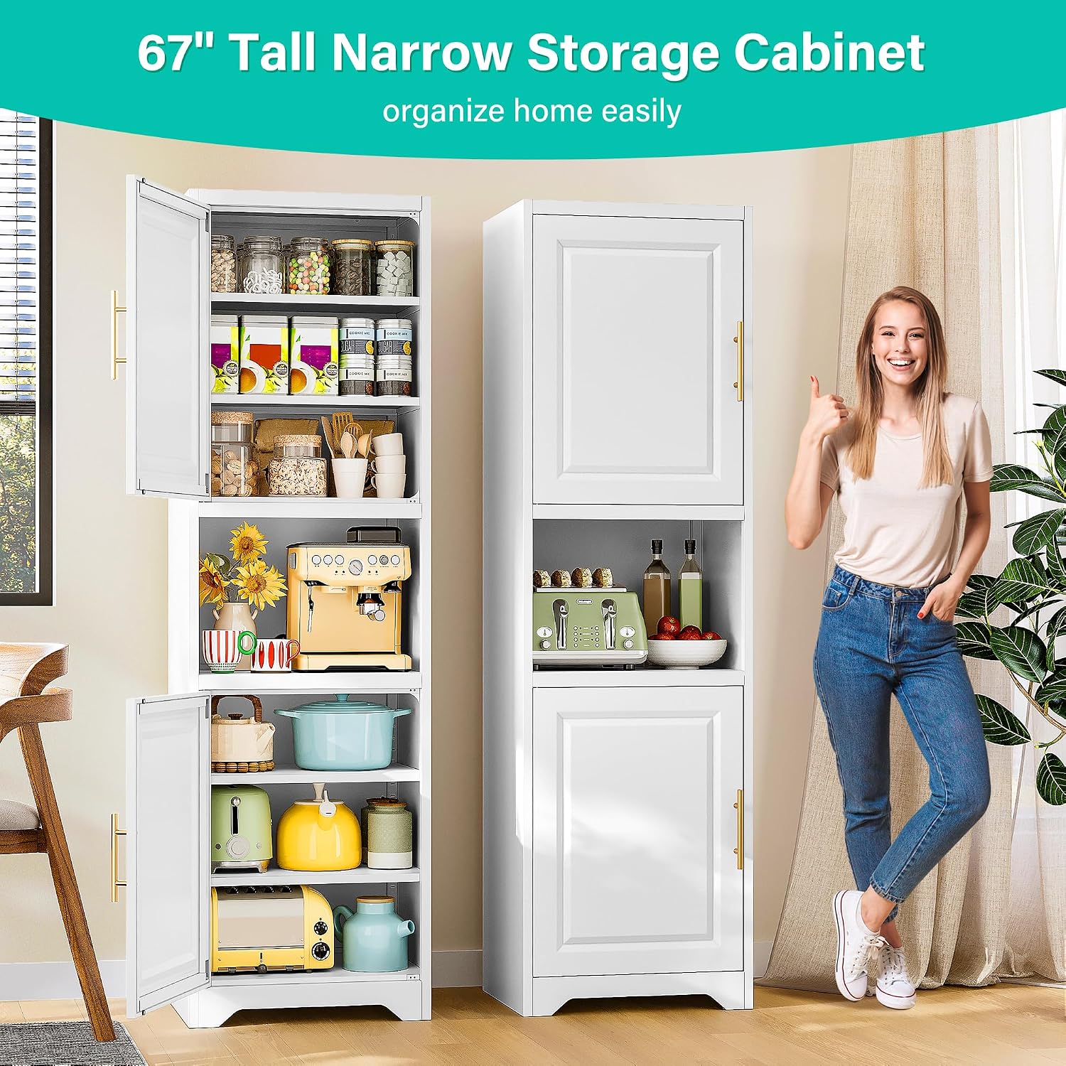 Armoire de rangement étroite d - Home Bathroom Organizer avis et prix