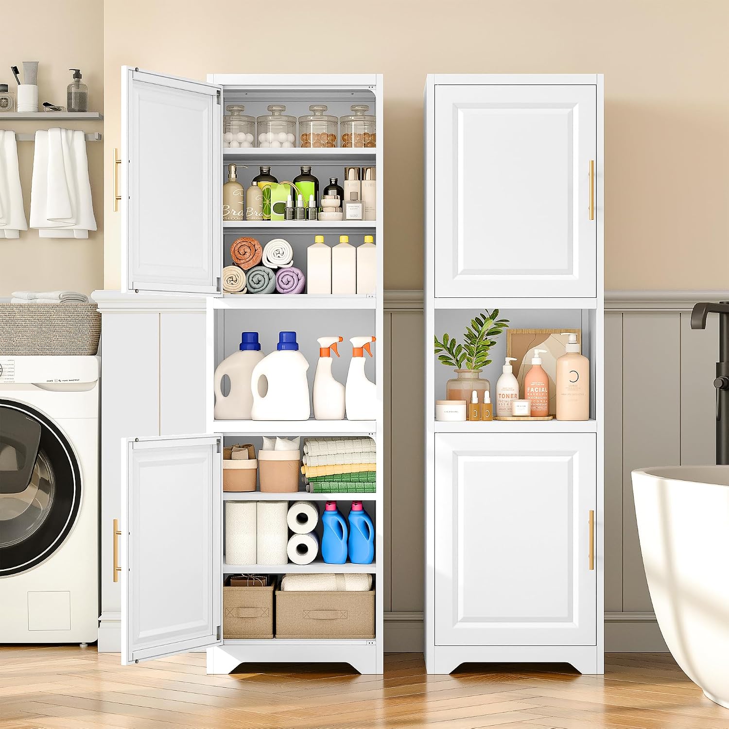 Armoire de rangement étroite d - Home Bathroom Organizer avis et prix