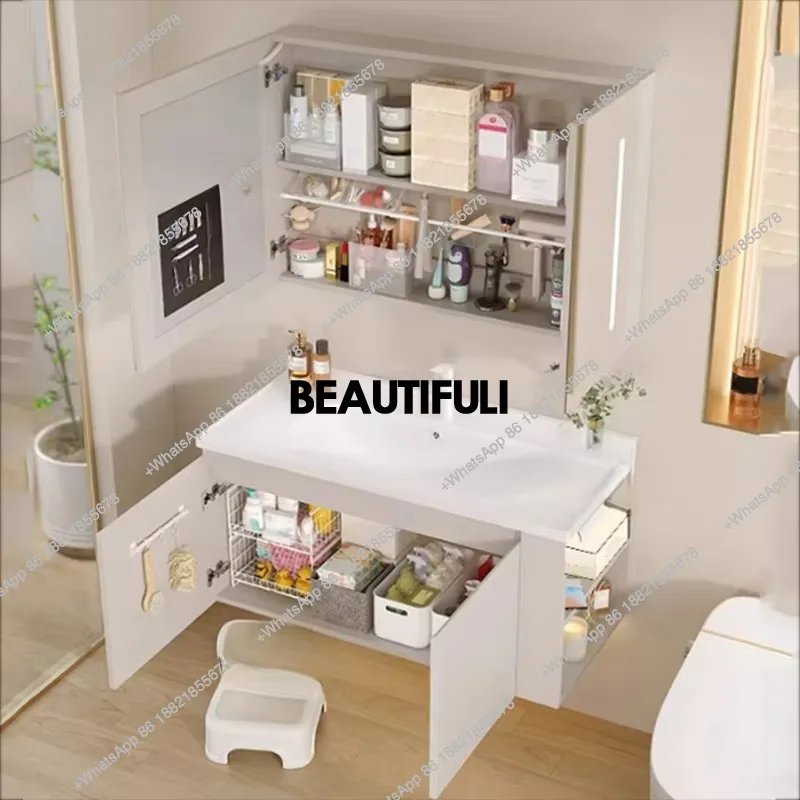 A17 miroir De toilette Armoire - Home Bathroom Vanity Combo avis et prix