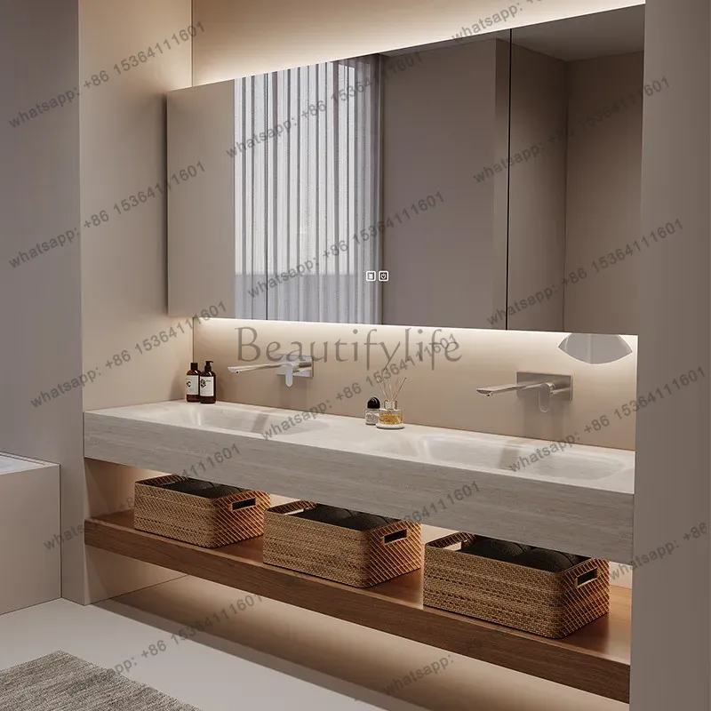Meuble de rangement de salle d - Home Bathroom Vanity Combo avis et prix