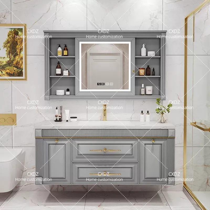 Meuble de salle de bain modern - Home Bathroom Vanity Combo avis et prix