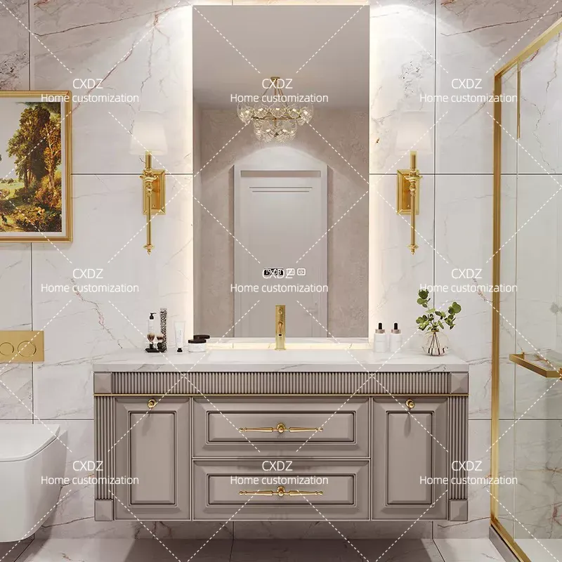 Meuble de salle de bain modern - Home Bathroom Vanity Combo avis et prix