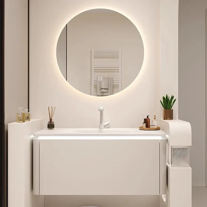 Meuble-lavabo mural en céramiq - Home Bathroom Vanity Combo avis et prix