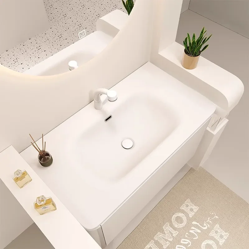 Meuble-lavabo mural en céramiq - Home Bathroom Vanity Combo avis et prix