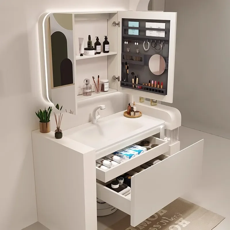 Meuble-lavabo mural en céramiq - Home Bathroom Vanity Combo avis et prix